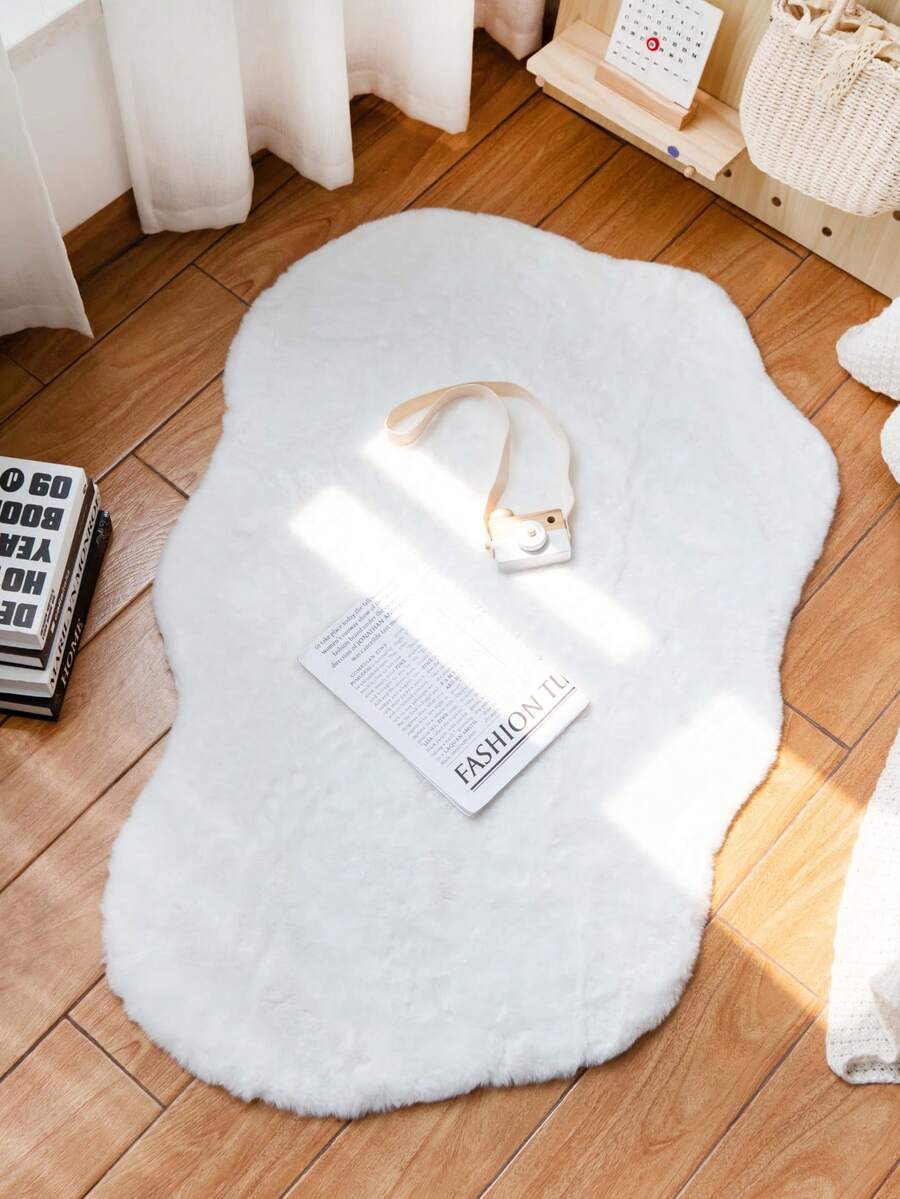 Creative Fluffy Faux Fur Carpet, Suede Bottom, Plush, Shaggy Decorative Rug, Warm And Cozy Creative Quirky Design, Multi-Color Options