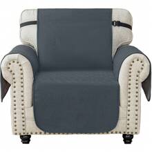 YSTYLE 1/2/3/4 Seater Sofa Cover With Armrests, Universal Armchair Cover, Non-Slip Sofa Cover, Scratch-Resistant Sofa Cover, Stain-Resistant Sofa Cover, Sofa Protector For Cats And Dogs - Dark Grey - View 7