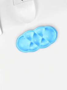 وسادة معصم للوحة المفاتيح الجيلاتينية، دعم المعصم والذراع الجميل، تستخدم لوحة المفاتيح والماوس للتطبيع وتخفيف الألم، مناسبة للمكتب/الكمبيوتر/كمبيوتر محمول/ألعاب (بدلة بيضاء شفافة)