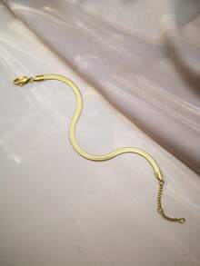 1 Vòng tay thép không gỉ dành cho nữ - Vàng - Xem 4