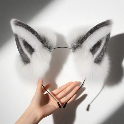 Stand Out This Halloween With Fluffy Fox Ears In 6 Vibrant Colors - Perfect Costume Accessory