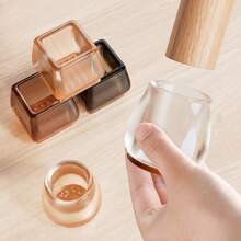 4 件耐磨防滑家具腿套 - 耐用的椅子和桌腿保护套，适合直径 0.79-1.18 英寸至 1.57-1.97 英寸，塑料材质，降噪 - 彩色 - 查看 9