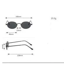 1 pereche ochelari de soare unisex pentru vară, stil clubbing, antireflexii, formă ovală, stil față mică