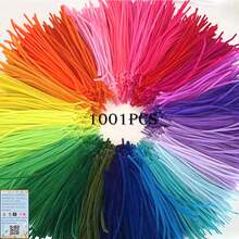 Professional Bulk Craft Supplies: Up To 200/400/800/1000/1001 Pcs Multi-Color Pipe Cleaners & Floral Wire For Unlimited Crafting - Premium Chenille Stems For Business, Long-Term DIY Projects, High-Quality Bulk Fuzzy Sticks For Makers & Artists - Multicolor - View 17