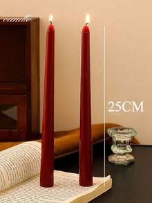 Christmas Aromatherapy Candle Center Decoration, Multiple Home Decoration Candles, Red Christmas Slender Candles, Suitable For Christmas Gift Decoration, Women's Gifts, Close Friend Gifts, Winter Gifts
