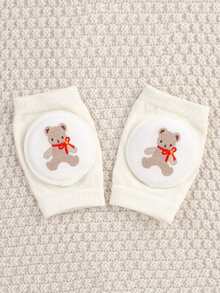 1pair Baby Crawling Knee Pads, With Embroidery Design, Anti-Slip Breathable Mesh Material, Suitable For 0-3 Years Old Infants For Crawling, Learning To Walk, Outdoor/Indoor Activities, And Slip Resistance Protection - Multicolor - View 23