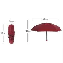 332 - Mini Umbrella Capsule Model Compact Pill Fits In Pocket - tử đinh hương - Xem 2