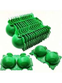 1 قطعة/10 قطع علبة زراعة جذور الأشجار، أداة زراعة الكرات الجذرية، علبة زراعة تحت ضغط عال لأقلمة العقل والتطعيم وترقيق الأوراق، ملحقات زراعة الشتلات والعقل النباتية - أخضر - مشاهدة 6