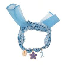 1 pieza Pulsera elegante y creativa de acero de titanio fino con estrella de mar, perla de agua dulce, coral picante y estampado de pez marino, un regalo de joyería adecuado para la graduación, diario, fiesta, festival, verano y vacaciones en la playa.