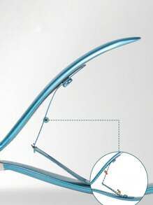 1 件装趾甲钳适用于厚嵌甲宽口防滑长柄趾甲刀修剪器双头死皮铲套装