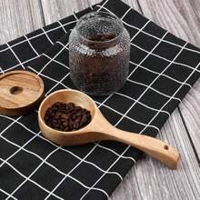 Wood Scoop Bath Salt Scoop Wooden Kitchen Scoop Rice Spoon Multipurpose Large Solid Wood Water Spoon Scoops For Canisters Flour Scoop 8 Inch Soup Scoop Round Serving Soup For Cooking Stirring - Gỗ - Xem 3