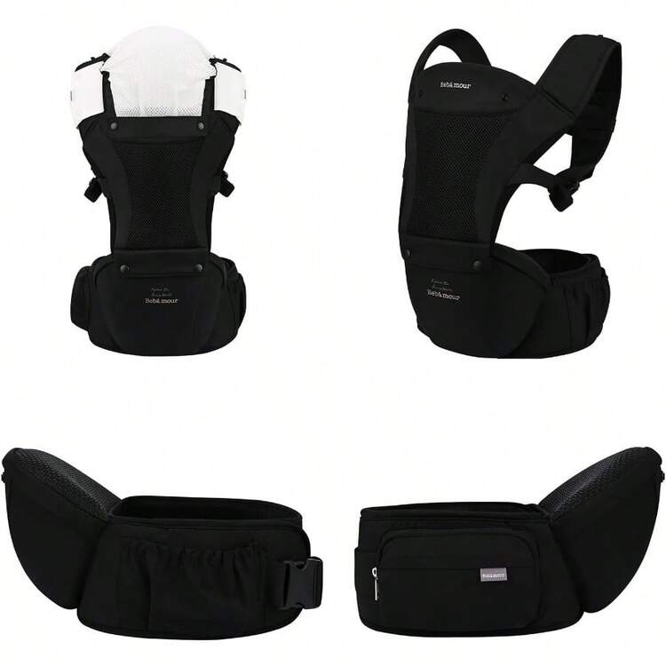 Baby Carrier & Accessories - 黑色的 - 查看 2