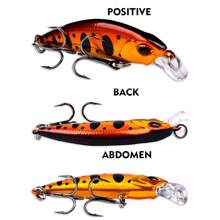 CISEA F11 Fishing Lure Minnow Lure For Fishing Hard Bait Jip Head Sinking Water 4.6g 5.3cm