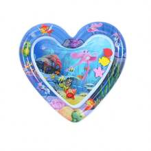 幼儿超大充气水上游戏垫，可在寒冷天气中注入 40°C 以下的温水，或在炎热天气中注入中等冷水，具有丰富多彩的水下漂浮玩具场景，可促进身体和感官发育，是送给男孩和女孩的完美礼物 - 彩色 - 查看 13