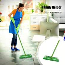 6-Piece Set Of Green Ultra-Fine Fiber Mop Pads, Absorbent, Easy To Clean And Reuse - Essential For Home And Office Cleaning, Dust Removal Mop Cloth, Suitable For Dry And Wet Cleaning, Multifunctional Cleaning Tool - 綠色 - 查看 8