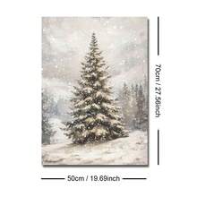 1pc Framed/Unframed Vintage Christmas Tree Poster Festival Cozy Wall Art Canvas Print Minimalist Retro Winter Xmas Holiday Farmhouse Decor Rustic Painting For Apartment, Living Room, Bedroom, Modern Home Decoration Christmas Decoration XMAS Decor Christmas Tree Gift Decor Thanksgiving Wedding Home Decor Fall Decor Autumn Decor Birthday Decorations For Gifts Party Supplies Indoor Holiday Festival Decor Halloween Decor Wall Decor Halloween Ornaments - Multicolor - View 9