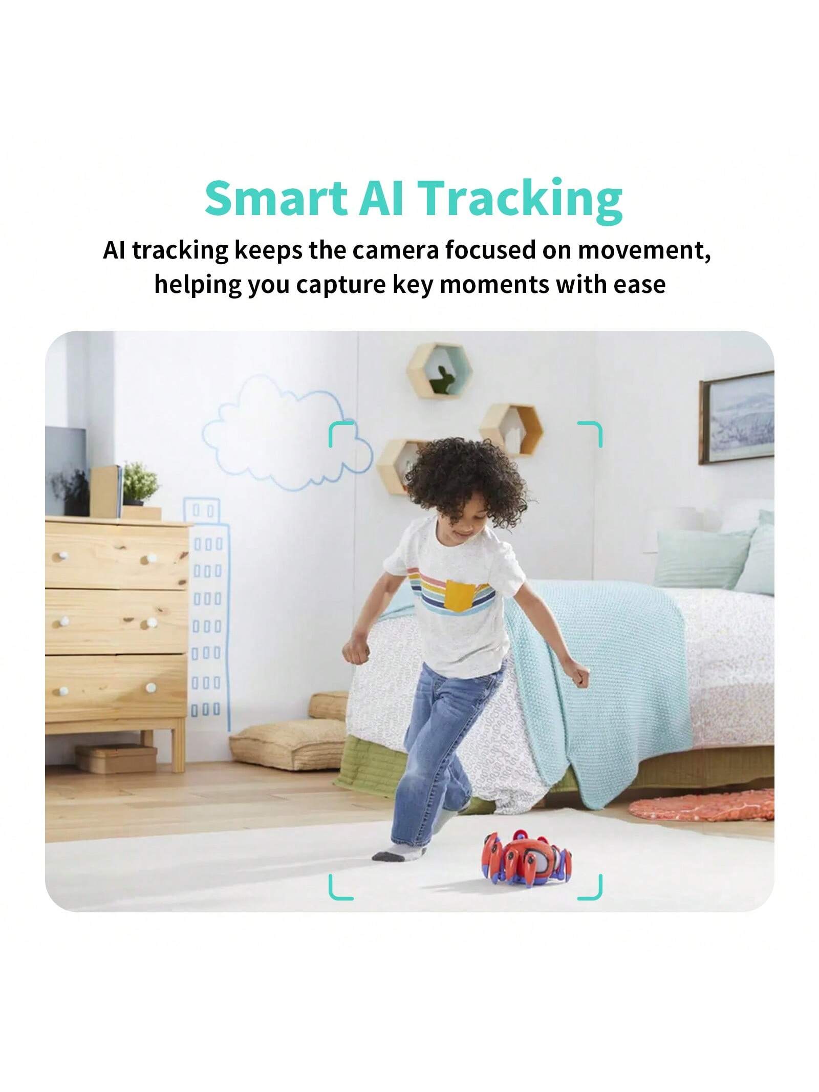 كاميرا أمان بدقة 4 ميجابكسل كاملة HD مع رؤية ليلية...