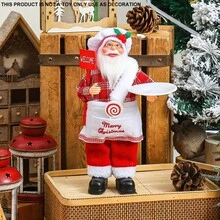 قطعة واحدة تمثال سانتا كلوز قائم بارتفاع 12 بوصة، ديكور عيد الميلاد والاحتفالات برأس السنة، مصنوع من ألياف البوليستر، لا يتطلب كهرباء، مناسب لديكور المنزل الشتوي، احتفالات العطلات، حفلات عيد الميلاد، ديكورات هالوين، ديكورات العطلات، هدايا الحفلات، ديكورات حفلة عيد الميلاد الممتعة، عيد ميلاد سعيد، السنة الجديدة سعيدة، ديكورات عيد الميلاد، هدية عيد الميلاد المثالية للأصدقاء