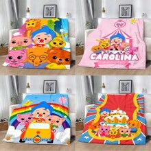 Cartoon Anime Printed Blanket Picnic Blankets Plims Plims Warm Blanket Soft And Comfortable Blanket Home Travel Birthday Gift