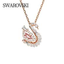 Swarovski SWAN 2025 New Swan Necklace Women's Girlfriend Birthday Gift 5732414 - Pink - View 9