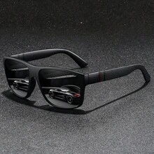 复古方形彩色条纹时尚眼镜，奢侈品牌设计师时尚眼镜，热带海滩度假夏季粉彩色长方形，闪亮材质，优雅美学假日装扮 - F364-2 - 查看 7