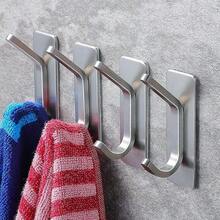 Timotech Ganchos Adhesivos para Pared, Ganchos de Baño, Gancho para Toallas, Ganchos Adhesivos de Pared para Toallas, Abrigo,, Toallas para Baño, Cocina, 4 unidades de Acero Inoxidable. (Negro) - pago - Ver 2