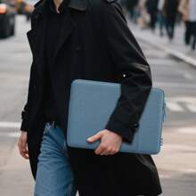 ZYB 13-16 Inch Laptop Sleeve/Inner Bag Compatible With MacBook Air 13/15 M1/M2 (2012-2023), Pro 13/14/15/16 (2010-2022), 14-15.6 Inch HP Chromebook/Surface Laptops, Shock-Proof & Water-Resistant With Accessory Pocket