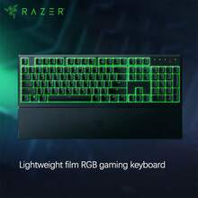 RAZER Rainforest Wolf Spider V3 X Full-Size Membrane Gaming Keyboard Ergonomic Wrist Rest To Relieve Fatigue Single-Color RGB Backlight Gaming Atmosphere All-Round Choice For Office And Entertainment - V3-x - View 1