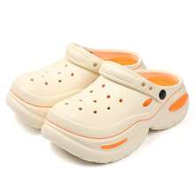 Women Clogs - Blanco y negro + playa - Ver 7