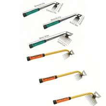 1 件锰钢园艺和除草工具 - 手动园艺耙，配备符合人体工程学的绿色和黄色手柄，可轻松去除土壤和杂草，两用手动除草铲，适用于园艺任务，手动园艺工具 | 符合人体工程学的园艺工具 | 重型园艺工具 - 彩色 - 查看 13