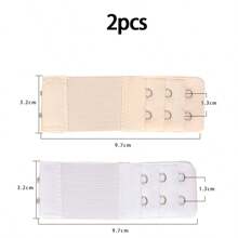 2/3pcs Bra Extender 2Hook3Row, Elongated, Underwear Accessories,Elastic, Adjustable, Underwear Extension Buckle, Bra Extension Buckle, Breasted Bra Back Buckle