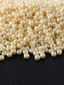 GO2CJBEADS 10g Multicolor 2mm Silverline Round Rocailles Glass Seed Beads For Bracelet Diy - Alabaster - View 30