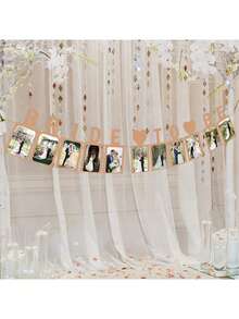 1 Set Bride To Be Photo Banner Bride Bunting For Wedding Decoration And Bridal Shower Party Supply - Multicolor - View 5