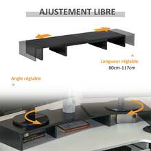 Supports de moniteur - Noir - Voir 3