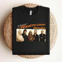 180g Pure Cotton Status Quo T Shirt Large Black Tour Concert Oversized Rock N Roll Fashion Stretched Versatile Graphic Print Round Neck Short Sleeve Designer Clothes Unisex Stylish Casual Summer For Women Top For Everyday Wear Soft Breathable Slightly Homme Streetwear Comfortable.