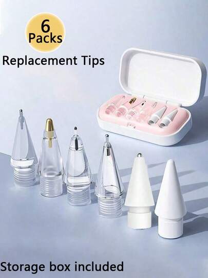 替换铅笔尖兼容 Apple Pencil 1 2 Pro Gen 通用软笔尖平板电脑笔尖适用于 IPencil iPad Pro 触控笔笔尖送给母亲、家人、朋友、生日、节日的礼物笔配件