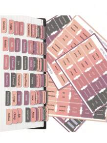 75pcs Bible Tabs, Bible Index Tabs, Christian/Catholic Bible Index Label Stickers, Sticky Notes,For School Supplies,Back To School