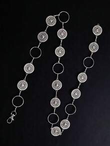 1 Peça Corrente de Cintura Oca Feminina, Acessório Versátil e de Alta Qualidade, Adequado para Uso Diário, Festa de Aniversário, Vestido de Casamento, Decoração de Cintura no Outono, Halloween