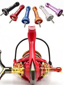 1pc Metal Spinning Wheel, Suitable For Sea Fishing, With Smooth And Sensitive Left And Right Hands, Interchangeable Rotation, Fishing Line Wheel, Suitable For Both Freshwater And Saltwater