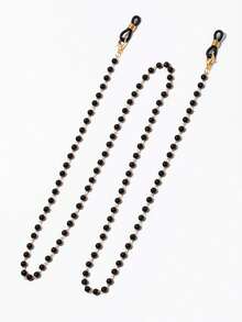 Bộ 2 chiếc dây đeo kính thời trang nữ đính ngọc trai giả, dây đeo kính hạt ngọc trai giả, dây đeo kính chống trượt, dây đeo kính đọc sách, dây đeo kính du lịch. - Nhiều màu - Xem 9