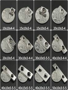 30x10x3mm 工业级矩形磁铁（带对称孔）、金属设备维修定位贴、门窗磁条、货架标签架、教学仪器附件、车间工具定位块、Prime Day 七月库存、返校八月采购