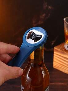 1/2/3pcs Random Color Wave Edged Bottle Opener, Portable Compact Beer Wine Juice Opener, Practical Kitchen Restaurant Small Tool - Multicolor - View 8