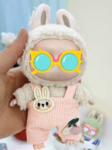 [仅衣服] 17cm 第二代 Sit-Sit Party 适合 心形毛衣+牛仔裤服装挂件