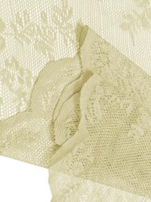 1pc Lace Curtain Partition Decor For Bedroom, Living Room, Balcony