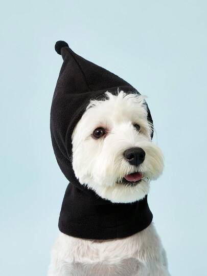 PETSIN 1 st. Enfärgad Fleece Husdjur Hatt , Varm , Lämplig För Katter Och Hundar I Vår Och Höst