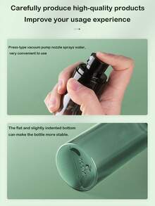 2个80毫升细雾喷雾瓶，空保湿喷雾瓶，香水旅行喷雾瓶。圣诞节和万圣节必备旅行用品 - 墨綠色 - 查看 5