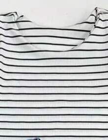 kit 5 Cropped Blusinha Listrada Canelado Moda Feminina Verão Pano Diário Primavera/Verão