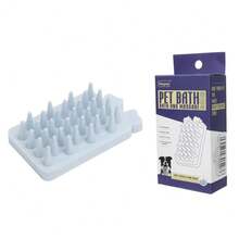 1pc Summer Pet Bathing Brush, Silicone And Rubber Care Tool For Dogs And Cats, Smooth Pet Hair During Bathing