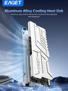 DDR4 RAM EAGET PS40 Series DDR4 RAM 32GB Kit (2x16GB) /16GB Kit (2x8GB), Desktop Memory 3200MHz DDR4 Gaming RAM Intel AMD Desktop Computer Memory