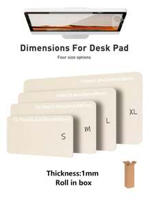 Fates Advanced Napa Texture PVC leren lichte bureau-onderlegger, dubbelzijdig gebruik, bureau-onderlegger, grote muismat, antislip PU leren bureau-onderlegger, laptop-onderlegger, waterdichte bureau-onderlegger voor kantoor en thuis (vijf maatopties, dikte 0,1 mm)